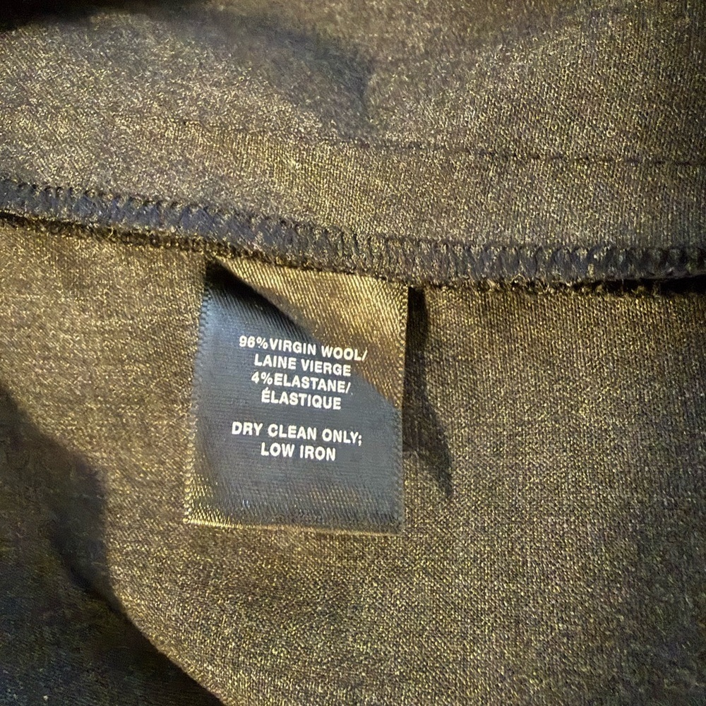 Lafayette 148 New York Women’s Irving Charcoal Gray Pants, Size 14 - Picture 6 of 7